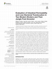 Research paper thumbnail of Evaluation of Intestinal Permeability and Liver Bacterial Translocation in Two Modern Broilers and Their Jungle Fowl Ancestor