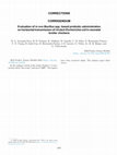 Research paper thumbnail of Evaluation of in ovo Bacillus spp. based probiotic administration on horizontal transmission of virulent Escherichia coli in neonatal broiler chickens