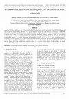 Research paper thumbnail of Earthquake Resistant Techniques and Analysis of Tall Buildings