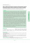 Research paper thumbnail of Efficacy of Blind Tracheal Aspirate in Comparison to Bronchoalveolar Lavage for Microbiological Diagnosis of Nosocomial Pneumonia in Patients on Ventilator