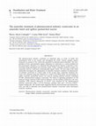 Research paper thumbnail of The anaerobic treatment of pharmaceutical industry wastewater in an anaerobic batch and upflow packed-bed reactor