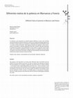 Research paper thumbnail of Diferentes rostros de la pobreza en Marruecos y Francia