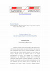 Research paper thumbnail of La casa en que se vive: una nueva apuesta por la escritura biográfica. Reseña de Mariquita Sánchez. Bajo el signo de la revolución de Graciela Batticuore (Buenos Aires, Edhasa, 2011)