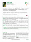 Research paper thumbnail of Association Between the Neurogenic Bladder Symptom Score and Urodynamic Examination in Multiple Sclerosis Patients With Lower Urinary Tract Dysfunction