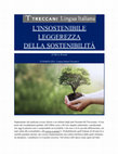 Research paper thumbnail of L'INSOSTENIBILE LEGGEREZZA DELLA SOSTENIBILITA'