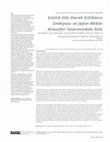 Research paper thumbnail of Estetik Etki Olarak Zıtlıkların Simbiyozu ve Japon Mekân Atmosferi Tasarımındaki Rolü (Symbiosis of Contrasts as Aesthetic Effect and Its Role in Designing Japanese Spatial Atmosphere)