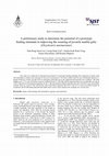 Research paper thumbnail of A preliminary study to determine the potential of a prototypefeeding stimulant in improving the weaning of juvenile marble goby(Oxyeleotris marmoratus)