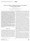 Research paper thumbnail of Study of the Effect of Solubilized Gases on the Properties of Microemulsion Droplets