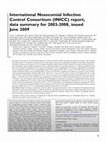 Research paper thumbnail of International Nosocomial Infection Control Consortium (INICC) report, data summary for 2003-2008, issued June 2009