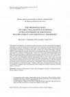 Research paper thumbnail of The Mediating Role of Early Maladaptive Schemas in the Relationships of Emotional Maltreatment and Emotional Disorders