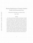 Research paper thumbnail of Bayesian Regularization of Gaussian Graphical Models with Measurement Error