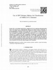 Research paper thumbnail of Use of DFT Distance Metrics for Classification of SARS-CoV-2 Genomes