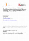 Research paper thumbnail of Similar but different: differences in comprehension diagnosis on the Neale Analysis of Reading Ability and the York Assessment of Reading for Comprehension