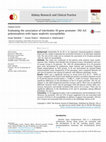 Research paper thumbnail of Evaluating the association of interleukin-10 gene promoter -592 A/C polymorphism with lupus nephritis susceptibility