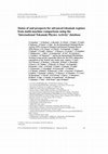 Research paper thumbnail of Status of and prospects for advanced tokamak regimes from multi-machine comparisons using the  International Tokamak Physics Activity  database