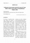 Research paper thumbnail of Utilisation of green plant material in nests of Long-billed Vultures &lt;i&gt;Gyps indicus&lt;/i&gt; in Bundelkhand Region, India