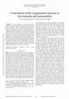 Research paper thumbnail of Contribution of the Cogeneration Systems to Environment and Sustainability