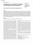 Research paper thumbnail of Investigation of Luxury Values in Shopping Tourism Using a Fuzzy-Set Approach