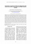 Research paper thumbnail of Interpretation of magnetic anomalies from dipping dike model using inverse solution, power spectrum and Hilbert transform methods