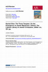 Research paper thumbnail of Rachel Elior, . The Three Temples: On the Emergence of Jewish Mysticism. Translated by David Louvish. Oxford: Littman Library of Jewish Civilization, 2004. xiv+30l pp. $24.95 (paper)