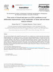 Research paper thumbnail of Time series of closed and open eyes EEG conditions reveal differential characteristics in the temporality of linear and non-linear analysis domain