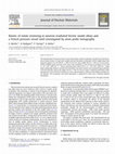 Research paper thumbnail of Kinetic of solute clustering in neutron irradiated ferritic model alloys and a French pressure vessel steel investigated by atom probe tomography