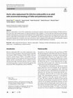 Research paper thumbnail of Aortic valve replacement for infective endocarditis in a renal transplant recipient