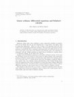 Research paper thumbnail of Linear ordinary differential equations and Schubert calculus