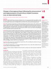 Research paper thumbnail of Changes in beverage purchases following the announcement and implementation of South Africa's Health Promotion Levy: an observational study