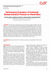 Research paper thumbnail of Performance Evaluation of Enhanced Slotted AlohaCA Protocol on Planet Mars