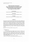 Research paper thumbnail of Model Sinergisitas Kelembagaan dalam Pengembangan Kewirausahaan UMKM Wilayah Perbatasan dengan Pendekatan One Village One Product (OVOP)