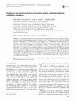 Research paper thumbnail of Syntheses and structural characterization of new dithiophosphinato cadmium complexes