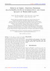 Research paper thumbnail of Effects of Green - Emitting Phosphor (La,Ce,Tb)PO_4:Ce:Tb on Luminous Flux and Color Quality of White LED Lamps