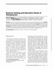 Research paper thumbnail of Business Training and Education Needs of Chiropractors