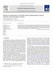 Research paper thumbnail of Analysis of regeneration of sterically hindered alkanolamines aqueous solutions with and without activator