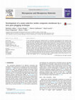 Research paper thumbnail of Development of a water-selective zeolite composite membrane by a new pore-plugging technique