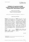 Research paper thumbnail of Viabilidad en la exportación de RAEE (residuos de aparatos eléctricos y electrónicos)Colombia-China. Oportunidad de negocio