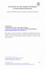 Research paper thumbnail of Correction to: Non-market Strategies in International Business