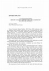 Research paper thumbnail of I. Uluslararasi Katilimli Bi̇li̇m Di̇n Ve Felsefe Tari̇hi̇nde Harran Okulu Sempozyumu