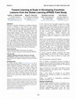 Research paper thumbnail of Toward Learning at Scale in Developing Countries