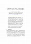 Research paper thumbnail of Exploiting Predictable Response Training to Improve Automatic Recognition of Children’s Spoken Responses