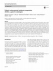 Research paper thumbnail of Pediatric extracorporeal membrane oxygenation (ECMO): a guide for radiologists