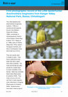 Research paper thumbnail of First photographic record of the Little Spiderhunter Arachnothera longirostra from Kanger Valley National Park, Bastar, Chhattisgarh