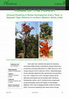 Research paper thumbnail of Flame of the Forest: unusual flowering in Butea monosperma (Lam.) Taub. in Sahyadri Tiger Reserve in northern Western Ghats, India