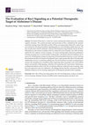 Research paper thumbnail of The Evaluation of Rac1 Signaling as a Potential Therapeutic Target of Alzheimer’s Disease