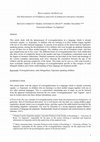 Research paper thumbnail of Regularizing the regular: The phenomenon of overregularization in Esperanto-speaking children