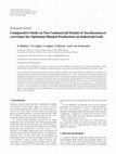 Research paper thumbnail of Comparative Study on Two Commercial Strains ofSaccharomyces cerevisiaefor Optimum Ethanol Production on Industrial Scale