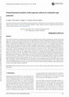 Research paper thumbnail of Productivity-based evaluation of elite sugarcane cultivars for sustainable sugar production