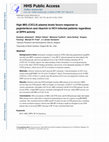 Research paper thumbnail of High MIG (CXCL9) plasma levels favours response to peginterferon and ribavirin in HCV-infected patients regardless of DPP4 activity