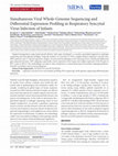 Research paper thumbnail of Simultaneous Viral Whole-Genome Sequencing and Differential Expression Profiling in Respiratory Syncytial Virus Infection of Infants